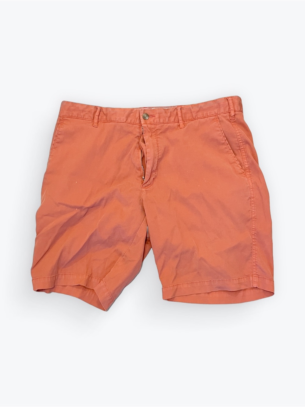 Peter Millar Coral Flat-Front Men's Shorts